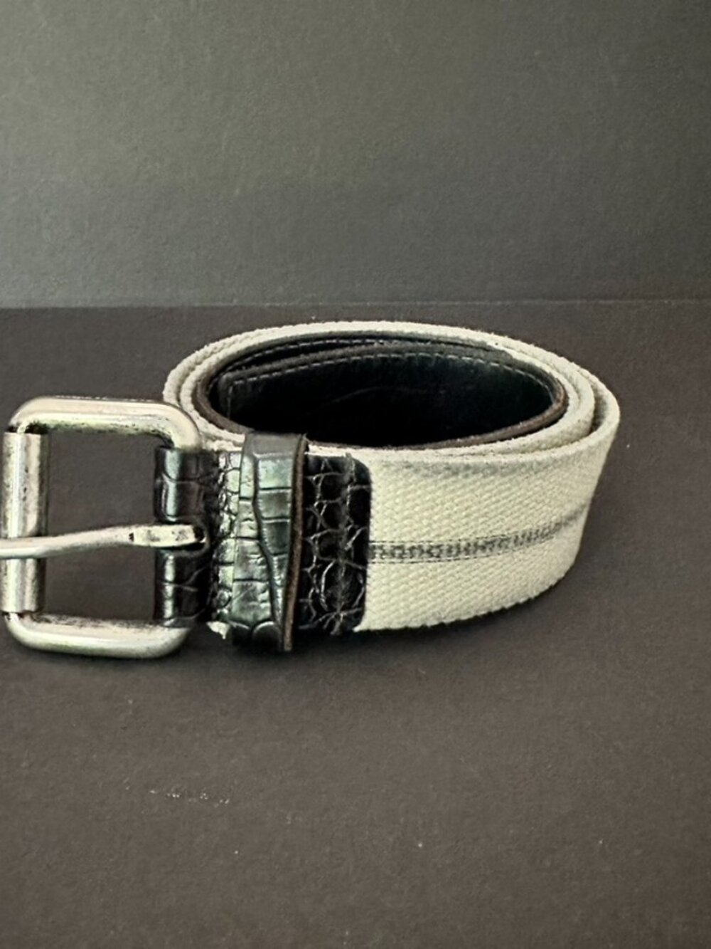 Dolce & Gabbana D&G Women's Belt Beige Black One Size